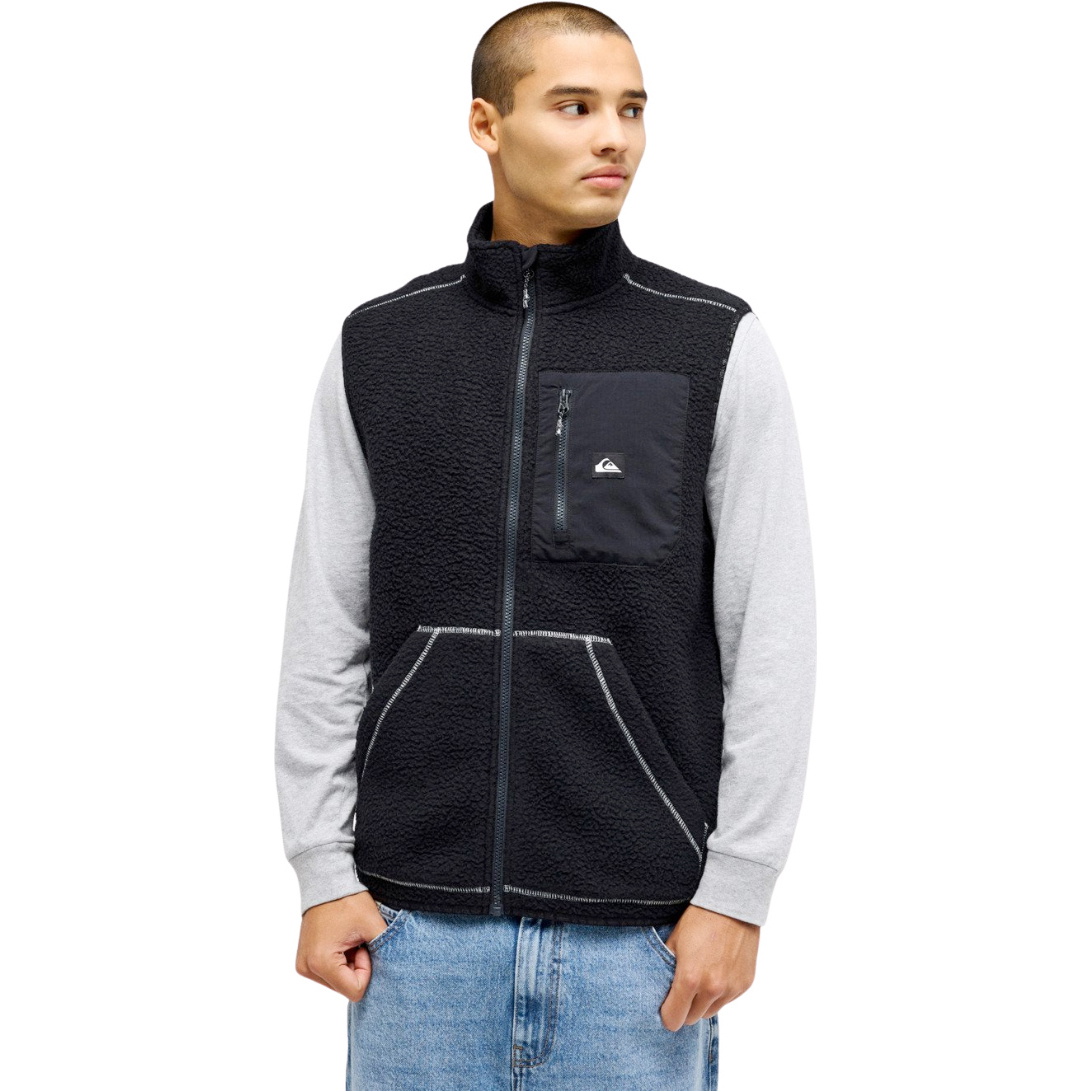 2026 Quiksilver Mens Clean Coast Gilet EQYPF03067 - Black